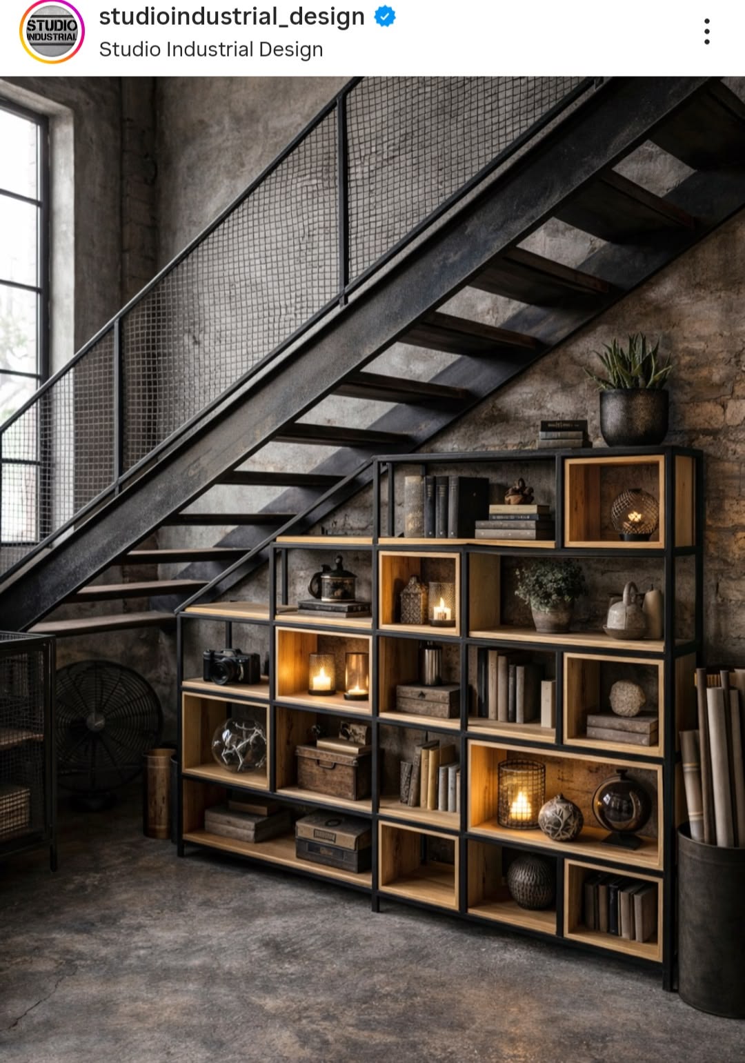 Modelo ilustrativo de biblioteca industrial